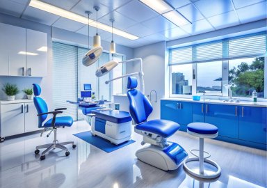 modern North York dental clinic treatment room with dental chair and equipment